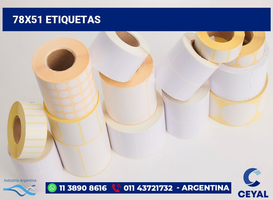 78x51 Etiquetas