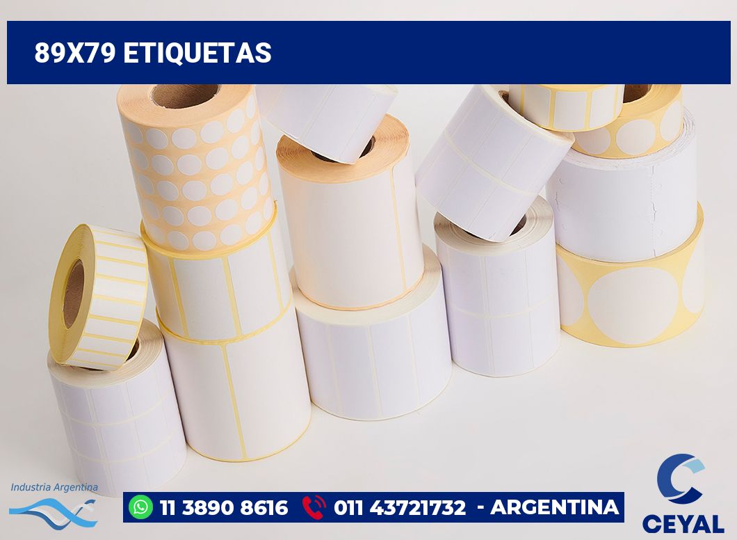 89x79 Etiquetas