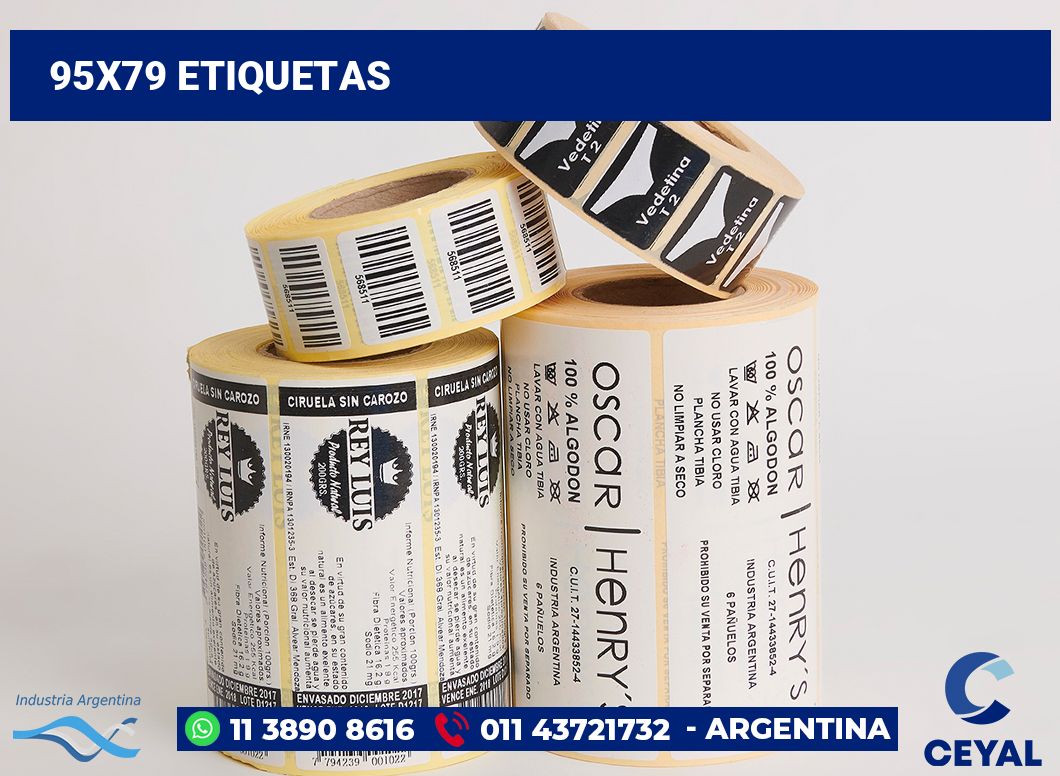 95x79 Etiquetas