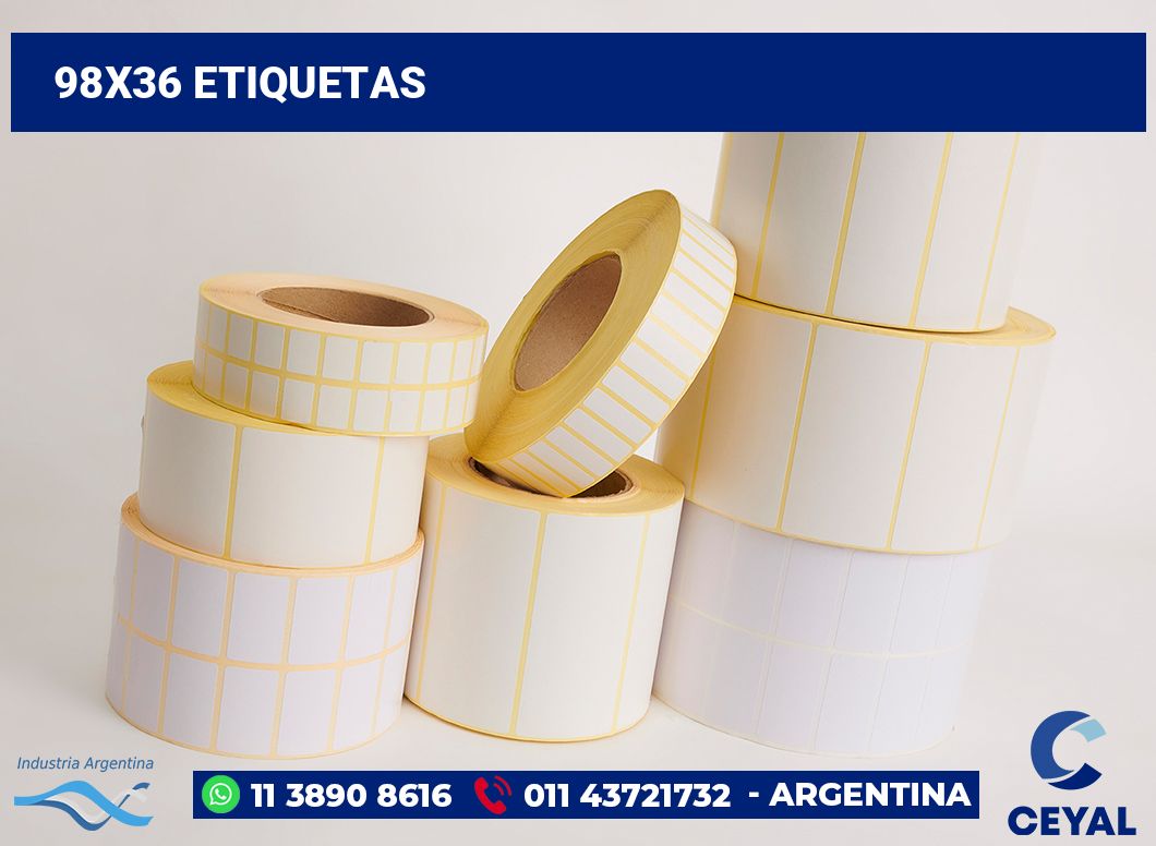 98x36 Etiquetas