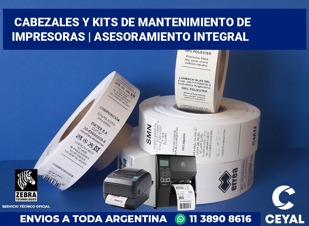 Cabezales y kits de mantenimiento de impresoras | Asesoramiento integral