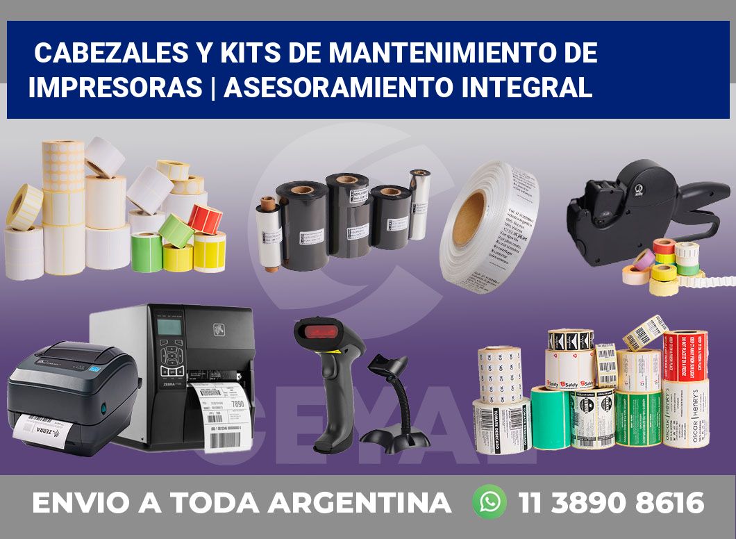 Cabezales y kits de mantenimiento de impresoras | Asesoramiento integral