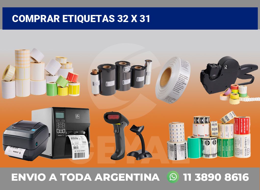 Comprar etiquetas 32 x 31