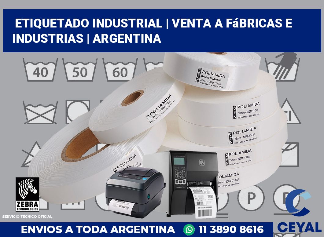 Etiquetado industrial | Venta a fábricas e industrias | Argentina
