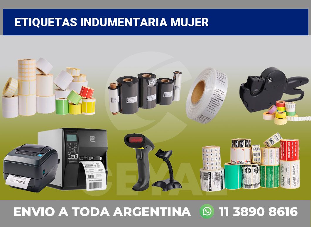 Etiquetas Indumentaria mujer