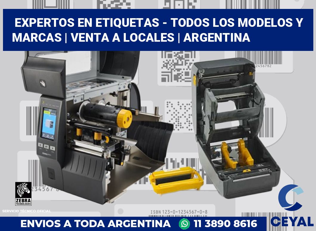 Expertos en etiquetas - Todos los modelos y marcas | Venta a locales | Argentina