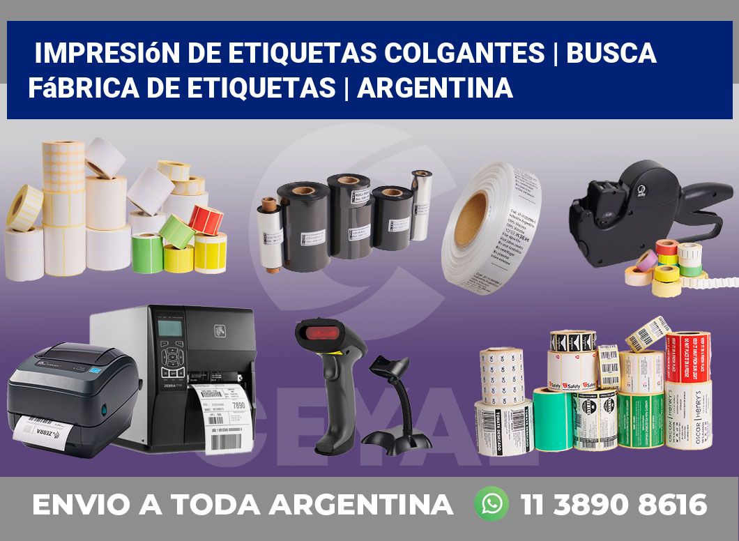 Impresión de etiquetas colgantes | Busca fábrica de etiquetas | Argentina