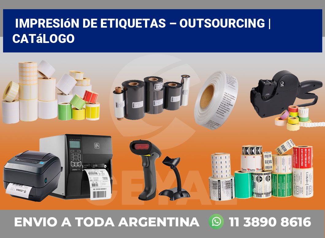 Impresión de etiquetas – Outsourcing | Catálogo