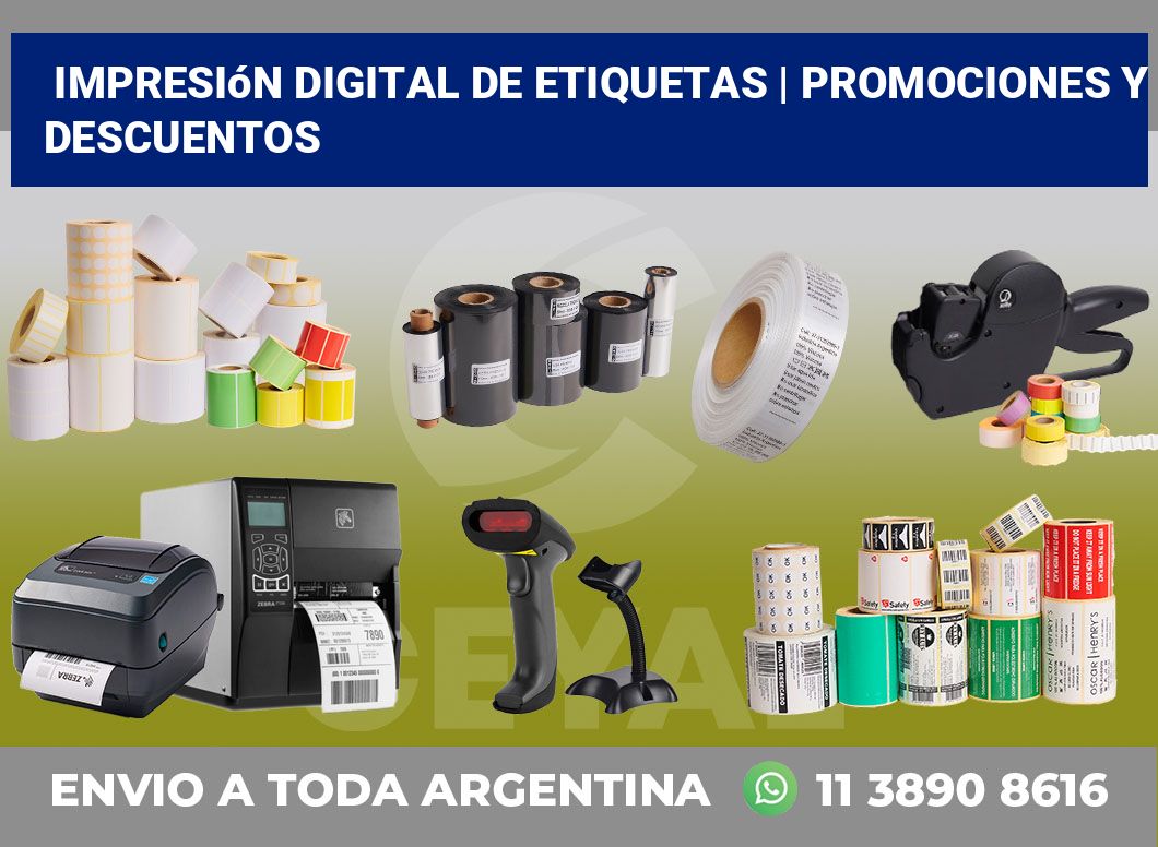 Impresión digital de etiquetas | Promociones y descuentos
