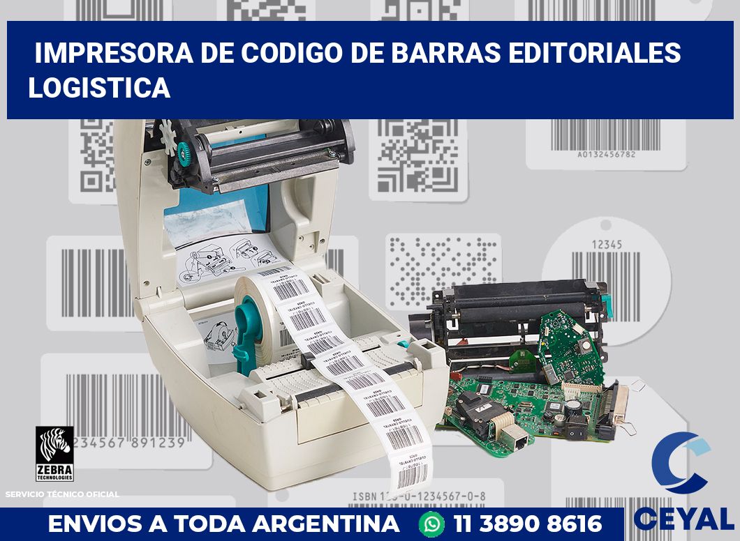 Impresora de codigo de barras Editoriales logistica