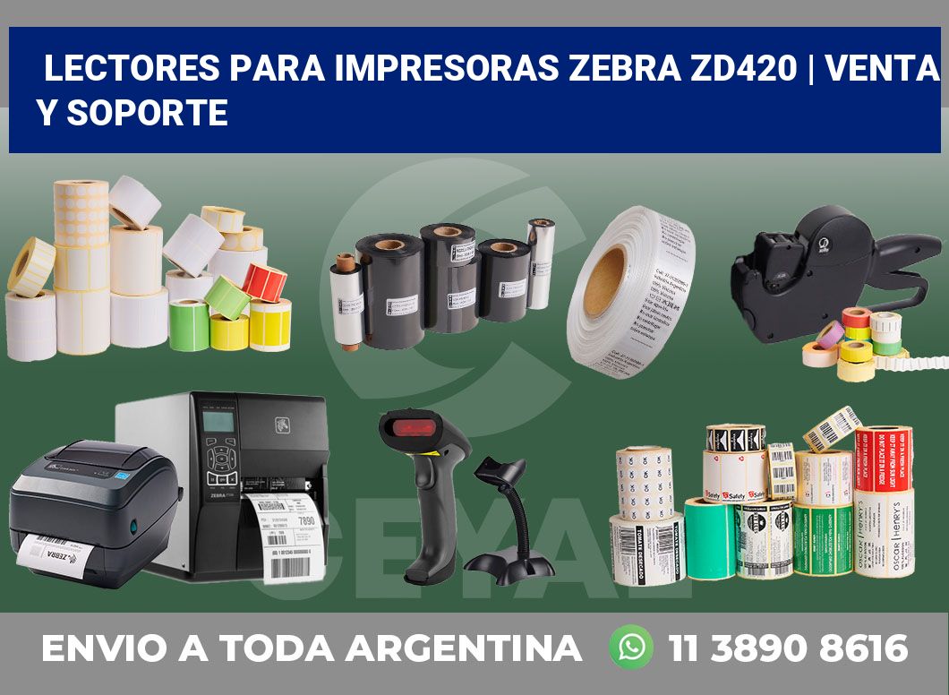 Lectores para impresoras Zebra ZD420 | Venta y soporte