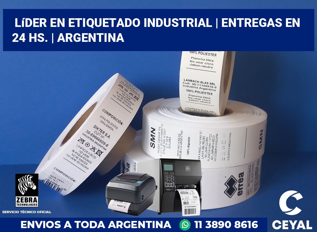 Líder en etiquetado industrial | Entregas en 24 hs. | Argentina