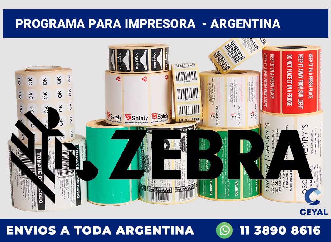 Programa para impresora  – Argentina