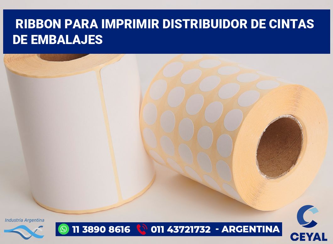 Ribbon para imprimir Distribuidor de cintas de embalajes