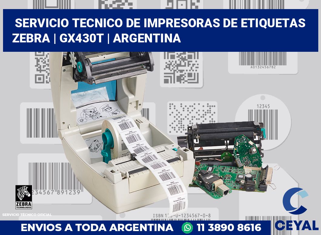 Servicio Tecnico De Impresoras De Etiquetas Zebra | GX430t | Argentina