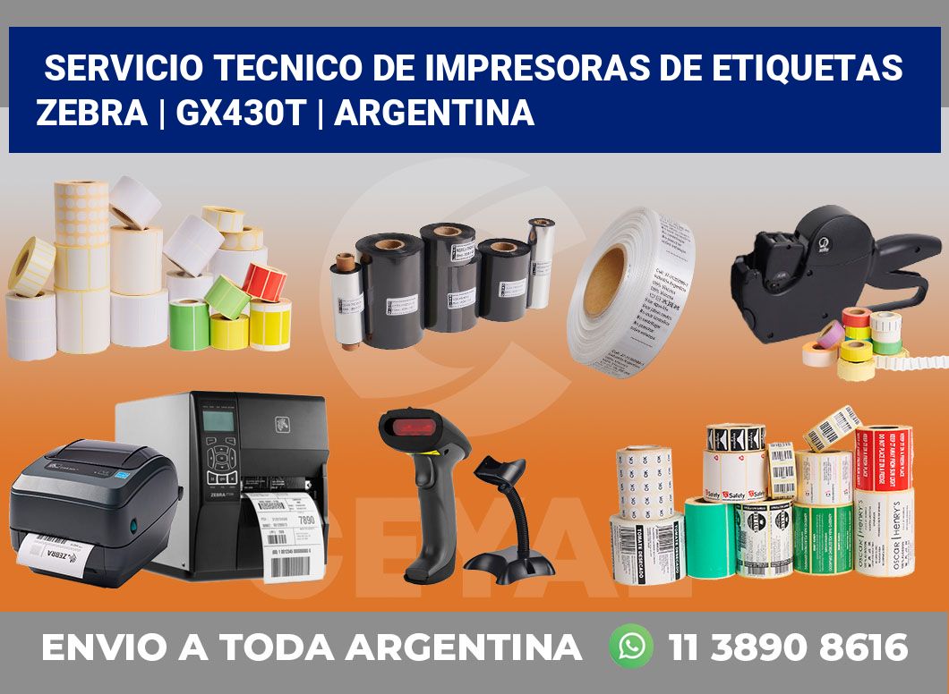 Servicio Tecnico De Impresoras De Etiquetas Zebra | GX430t | Argentina