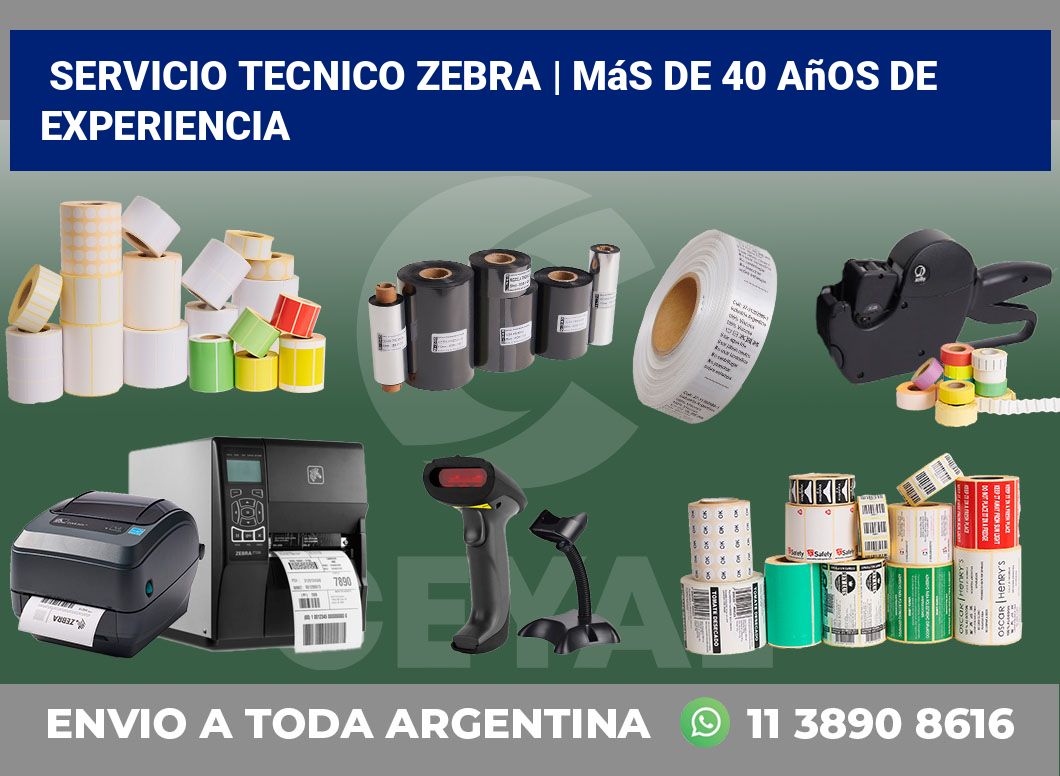 Servicio tecnico Zebra | Más de 40 años de experiencia