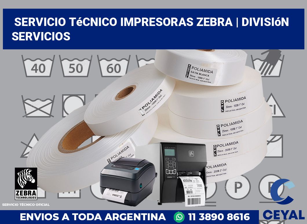 Servicio técnico impresoras Zebra | División Servicios