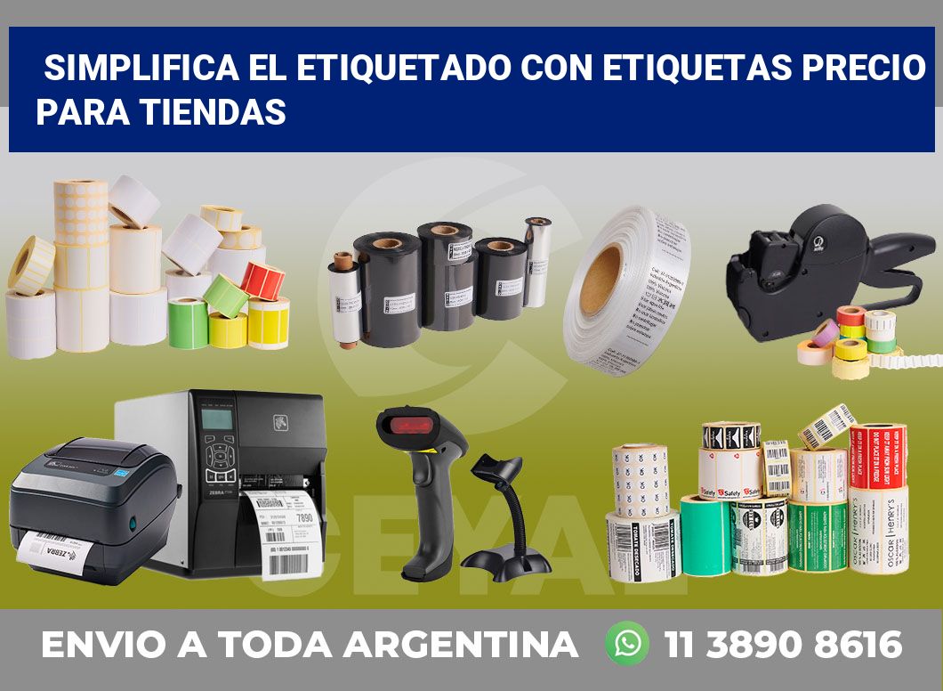 Simplifica el Etiquetado con Etiquetas Precio para Tiendas