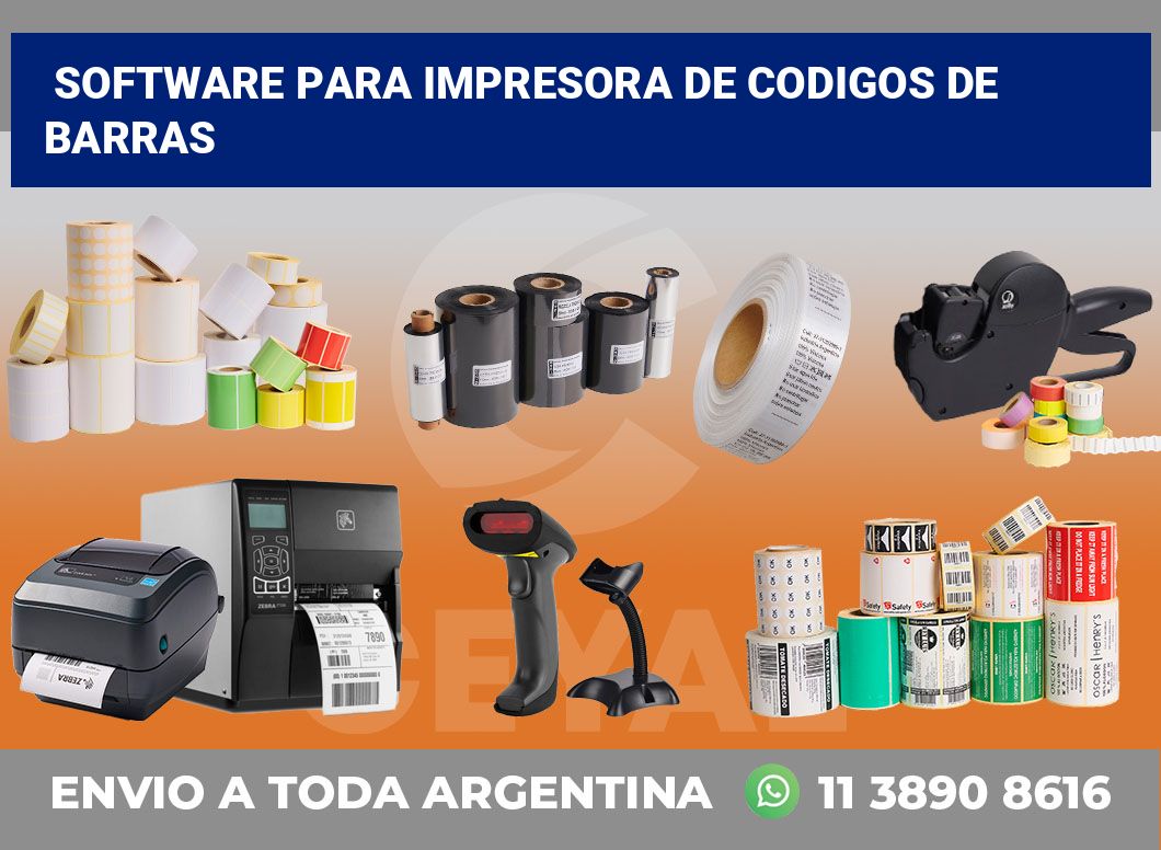 Software para impresora de codigos de barras