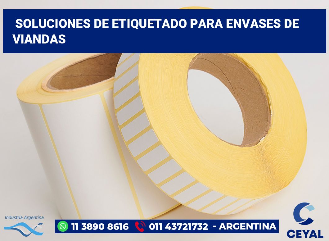 Soluciones de Etiquetado para Envases de Viandas