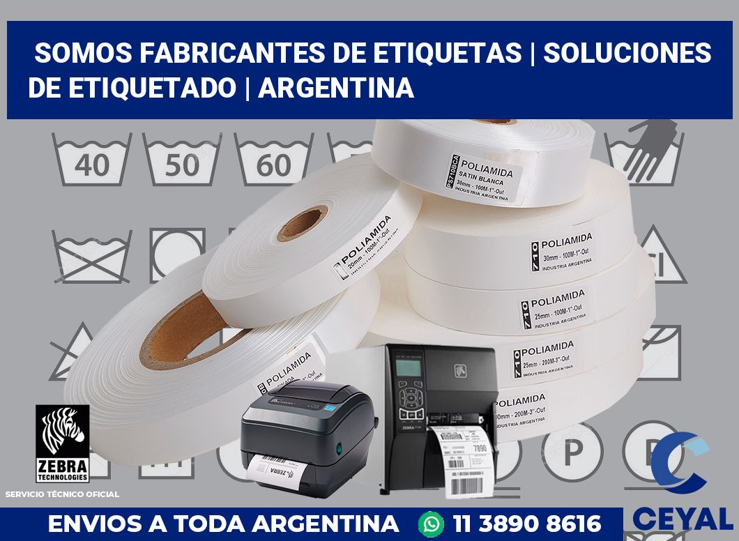 Somos fabricantes de etiquetas | Soluciones de etiquetado | Argentina