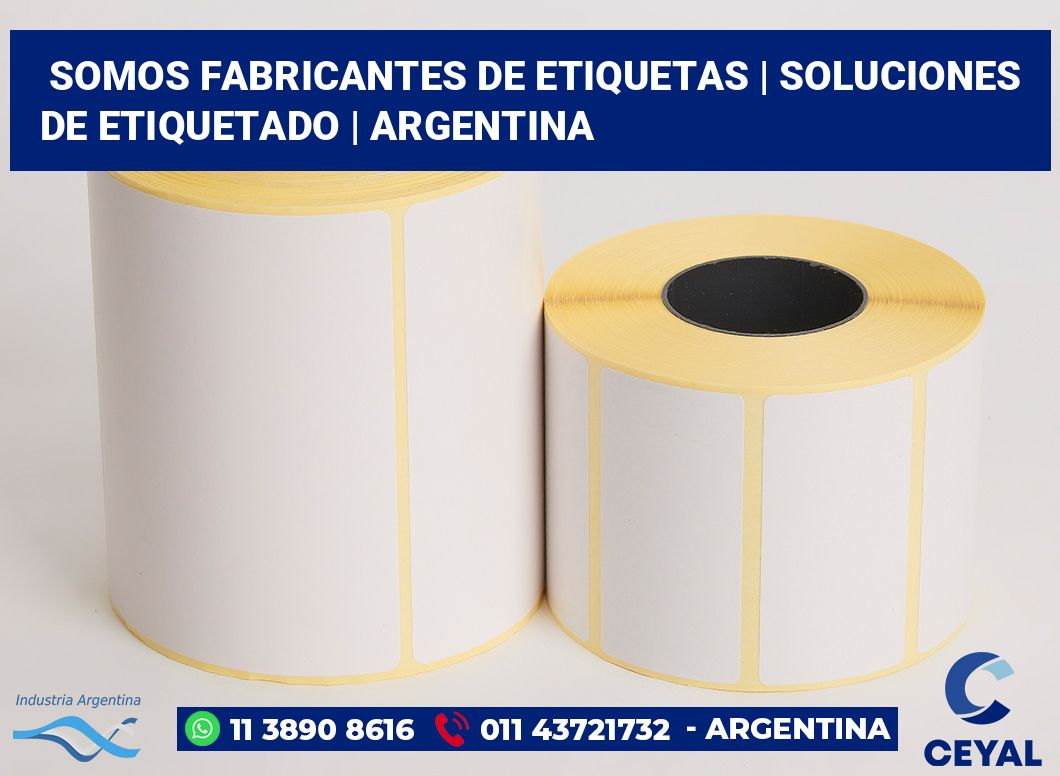 Somos fabricantes de etiquetas | Soluciones de etiquetado | Argentina
