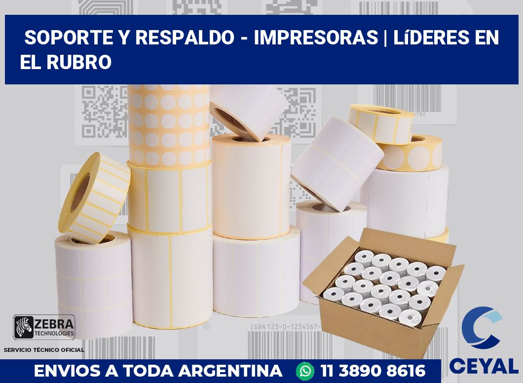 Soporte y respaldo - impresoras | Líderes en el rubro