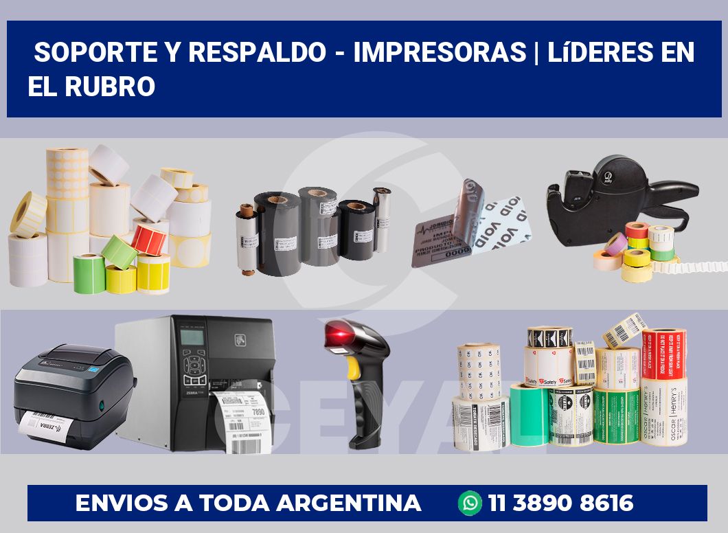 Soporte y respaldo – impresoras | Líderes en el rubro
