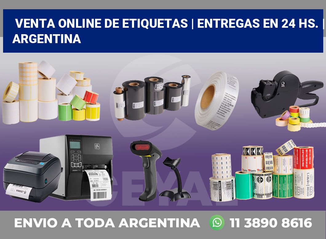 Venta online de etiquetas | Entregas en 24 hs. | Argentina