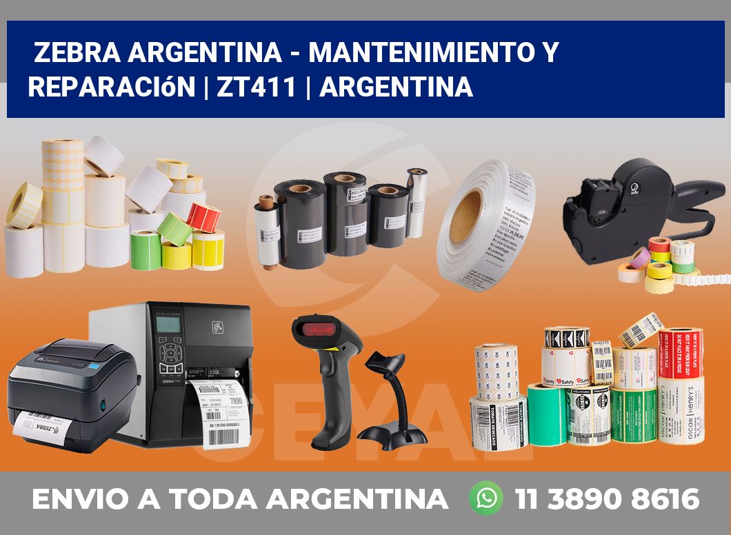 Zebra argentina – Mantenimiento y reparación | ZT411 | Argentina
