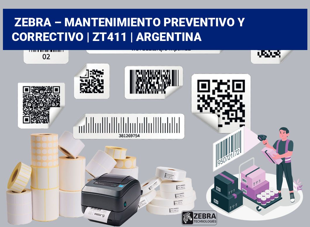 Zebra – mantenimiento preventivo y correctivo | ZT411 | Argentina