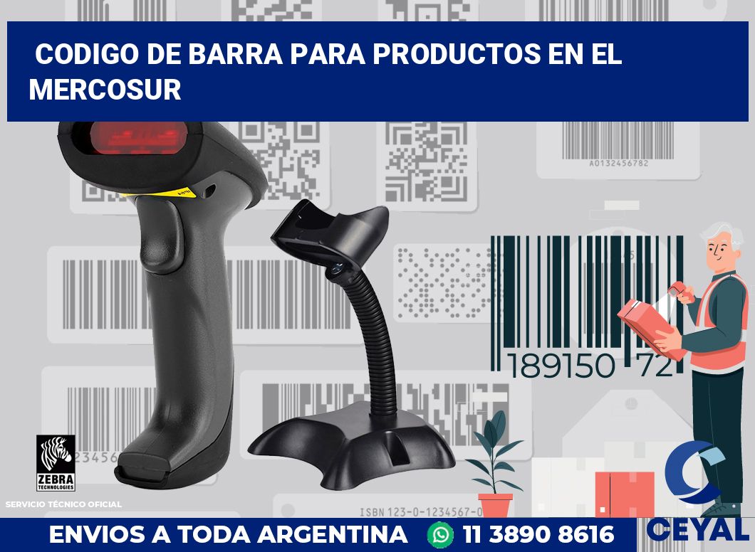 codigo de barra para productos en el mercosur