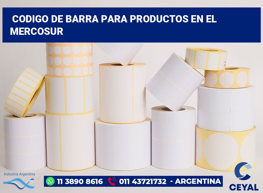 codigo de barra para productos en el mercosur