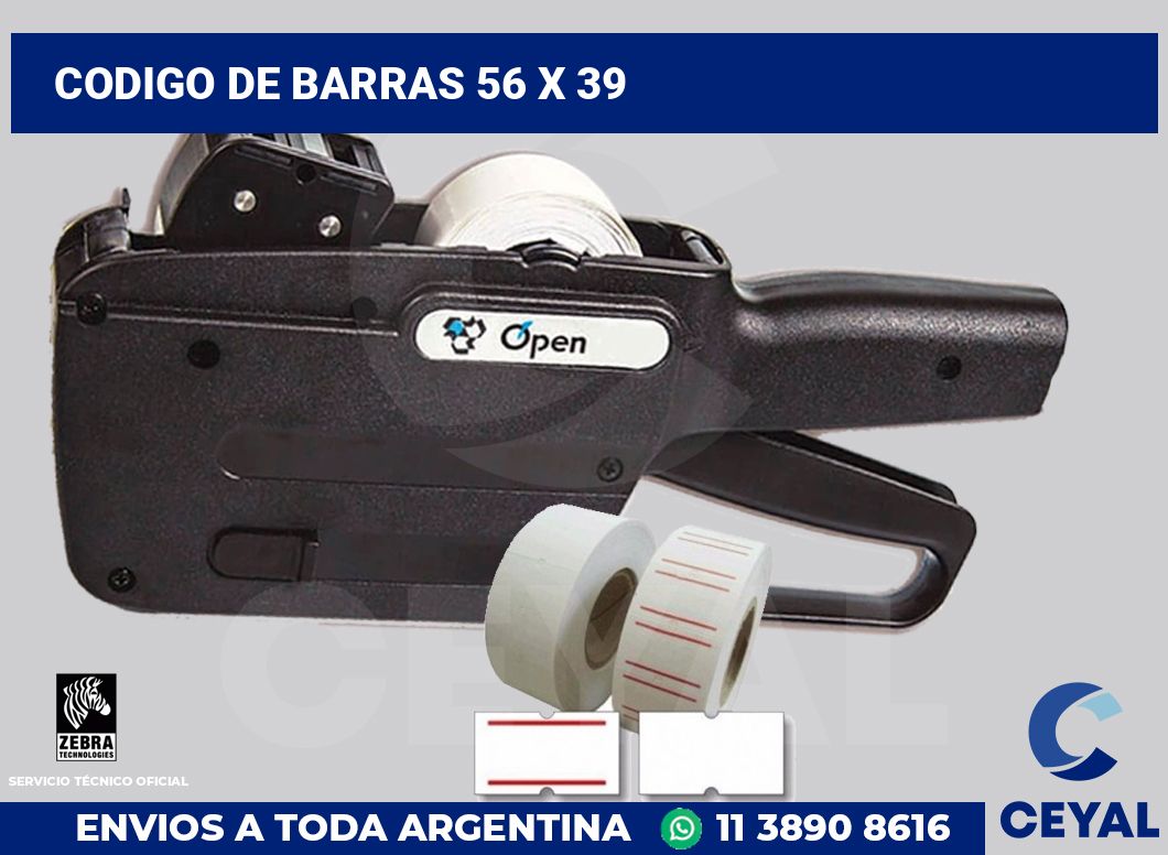 codigo de barras 56 x 39