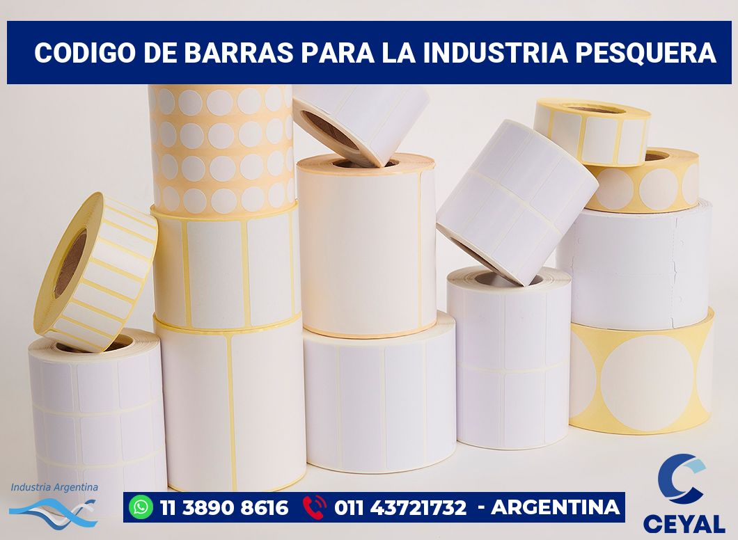codigo de barras para la industria pesquera