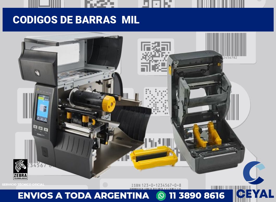 codigos de barras mil