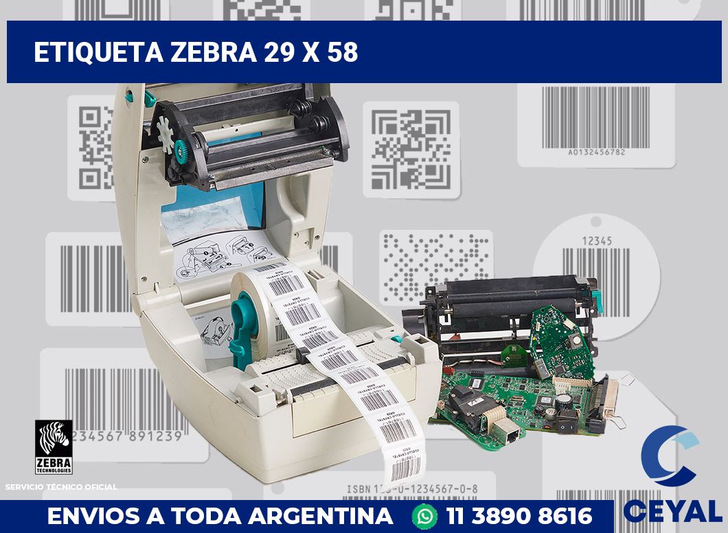 etiqueta zebra 29 x 58