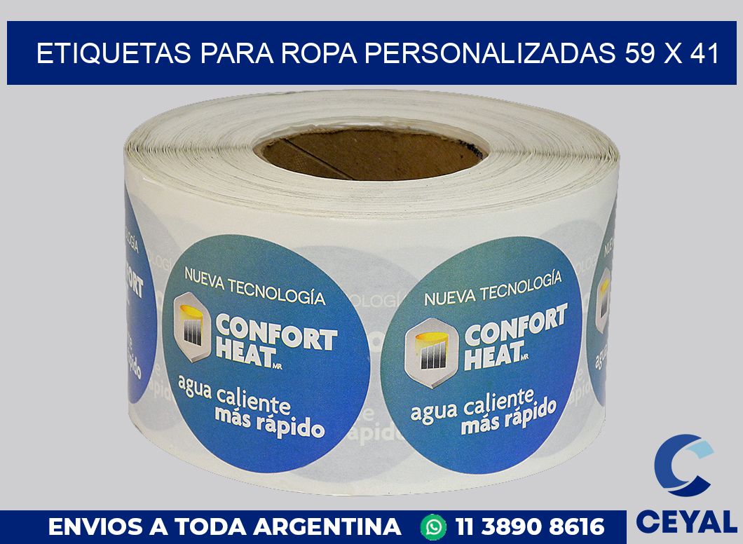 etiquetas para ropa personalizadas 59 x 41