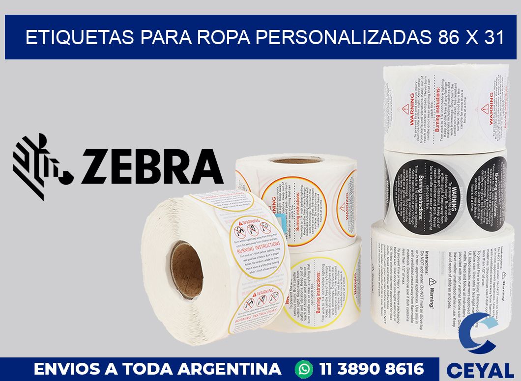 etiquetas para ropa personalizadas 86 x 31