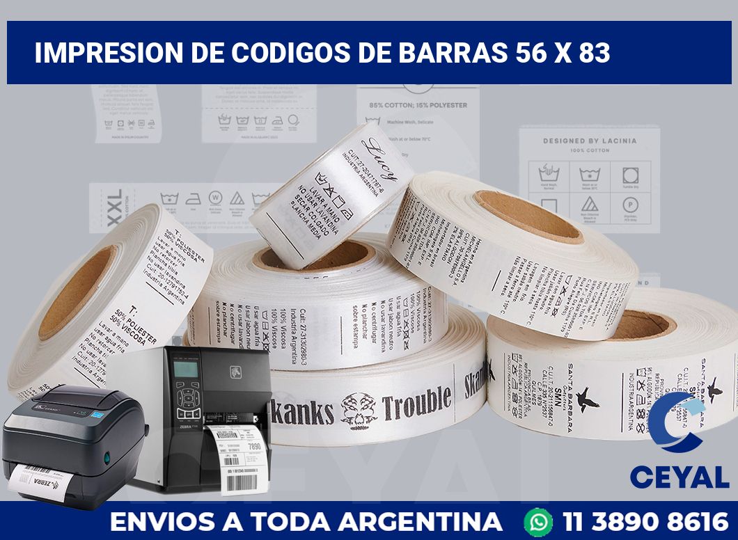 impresion de codigos de barras 56 x 83