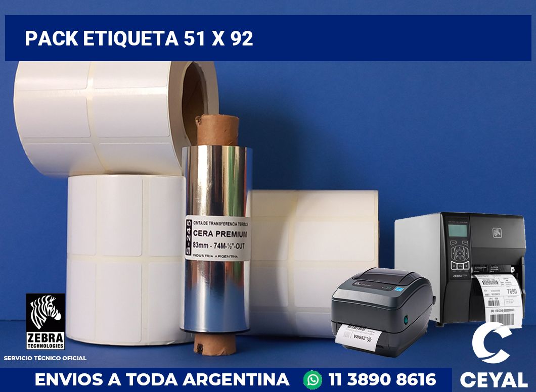 pack etiqueta 51 x 92