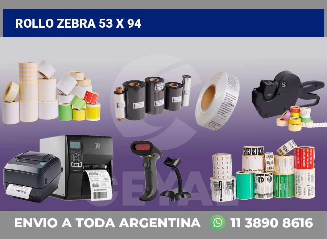 rollo zebra 53 x 94