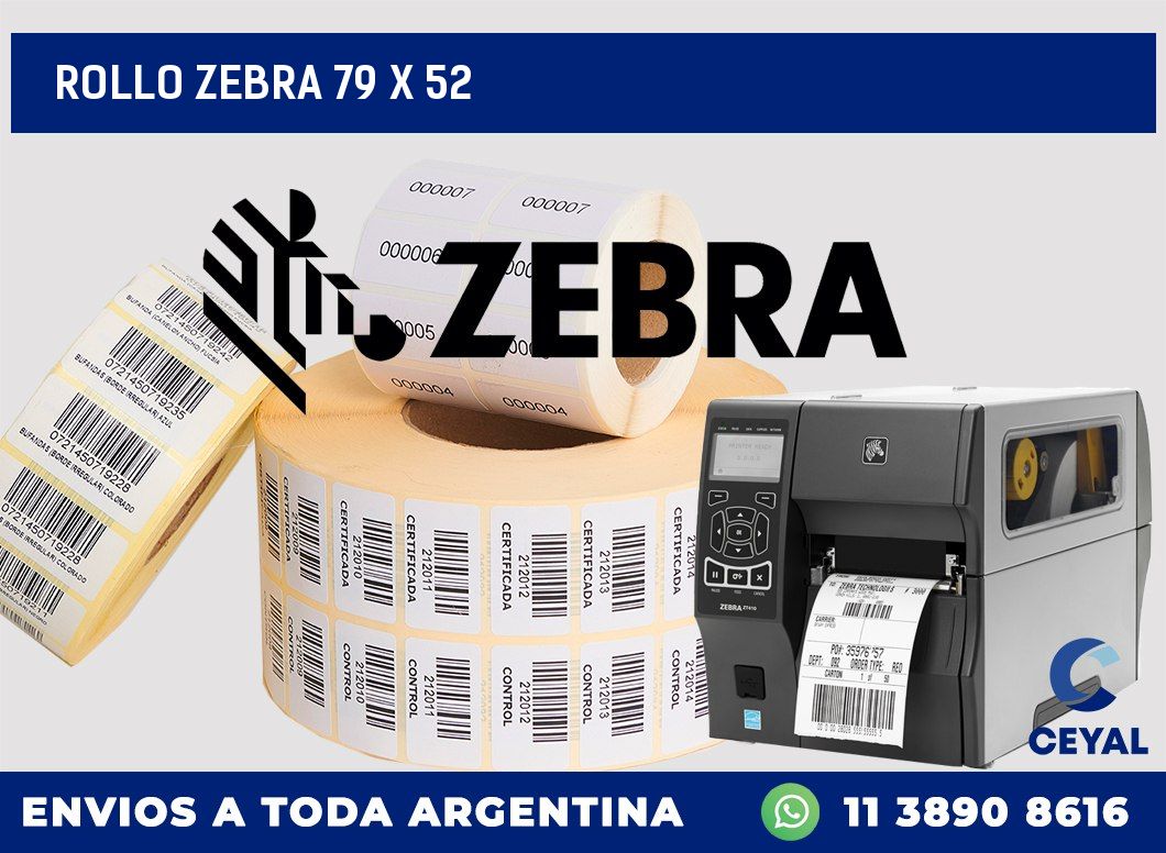 rollo zebra 79 x 52