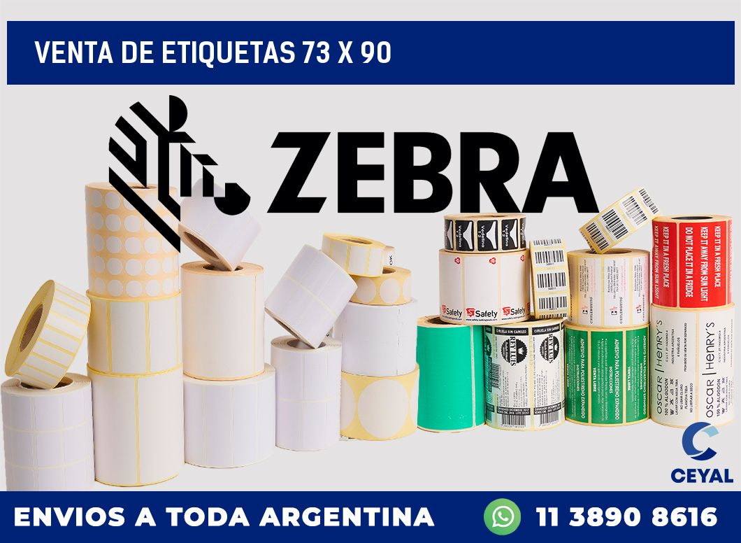 venta de etiquetas 73 x 90