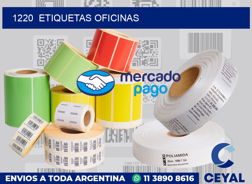 1220 Etiquetas oficinas