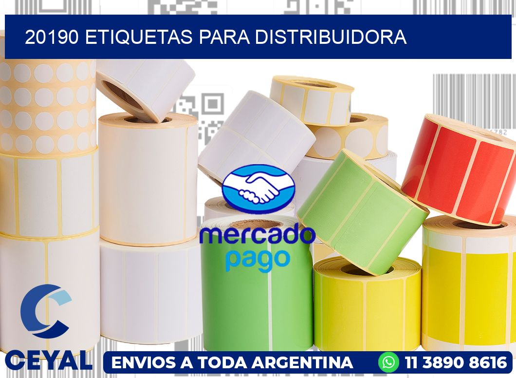 20190 Etiquetas para distribuidora