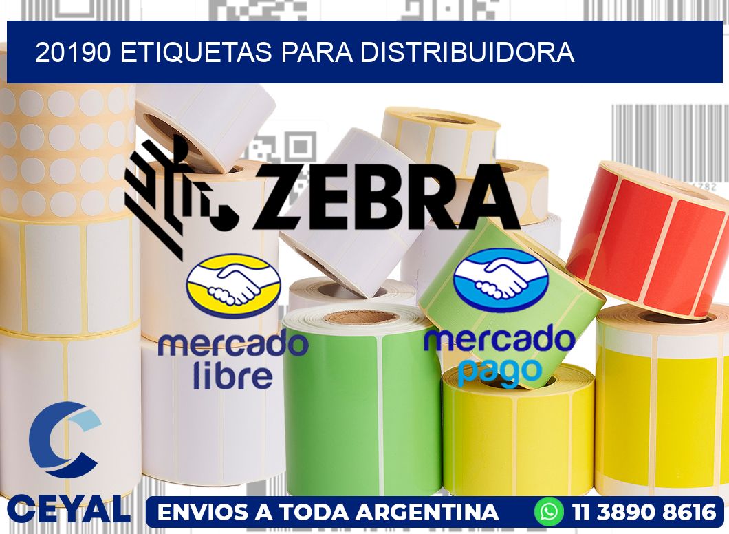 20190 Etiquetas para distribuidora