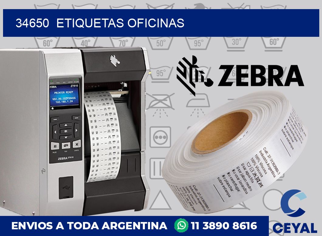 34650 Etiquetas oficinas