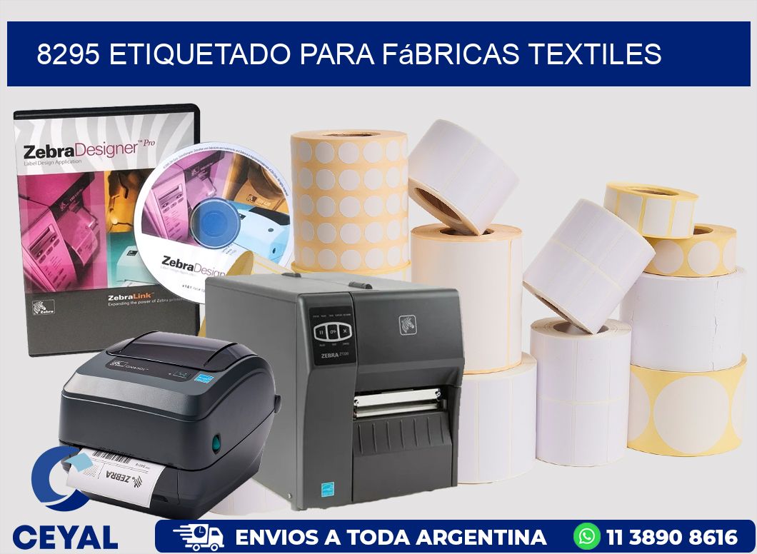 8295 Etiquetado para fábricas textiles